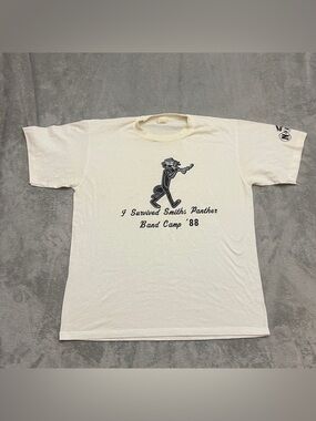Vintage Single Stitch Smith Station Alabama Panthers Band Camp Tshirt 88